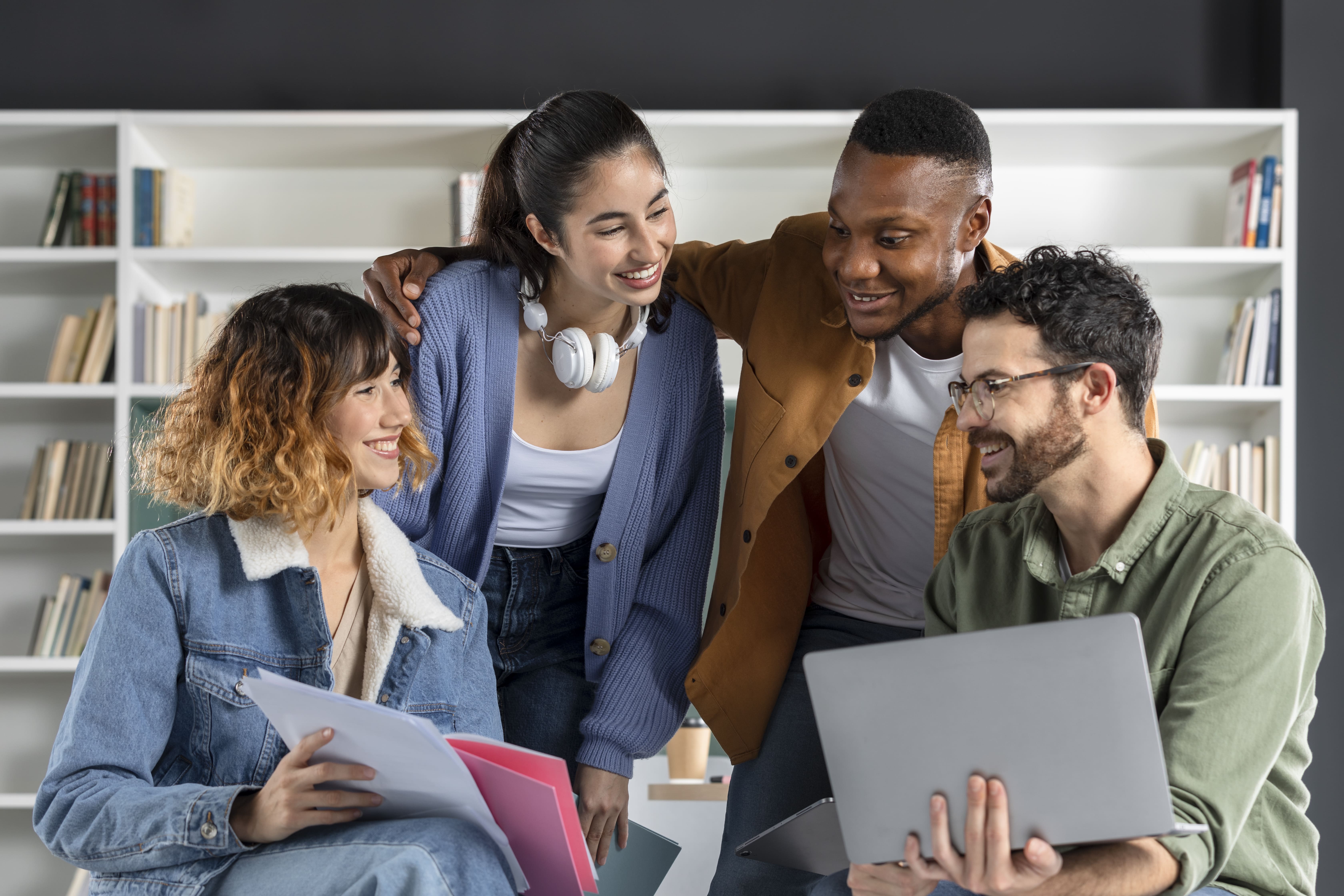 Étudiants préparant le TCF
